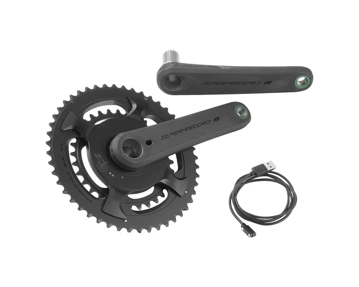 Campagnolo Super Record S Wireless Power Meter Crankset (Carbon) (2 x 12 Speed) (170mm) (50/34T) (Ultra-Torque) - view 4